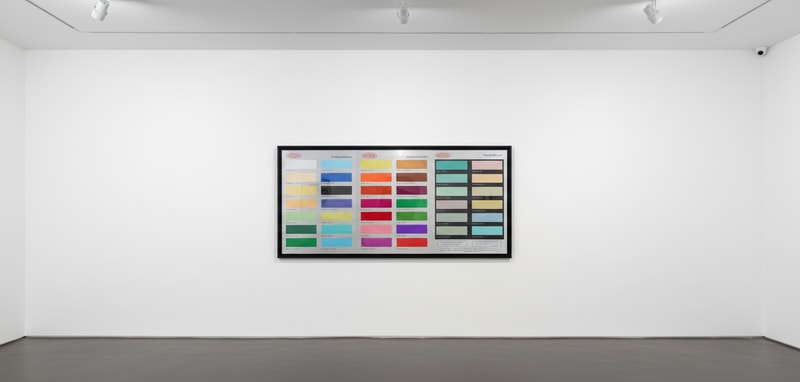 Damien Hirst Colour Chart