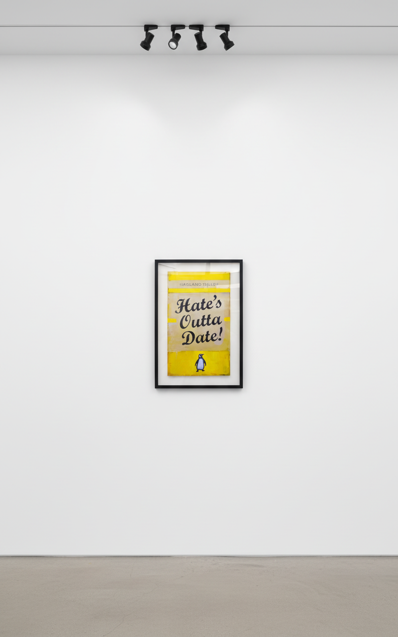 Harland Miller Hate's Outta Date