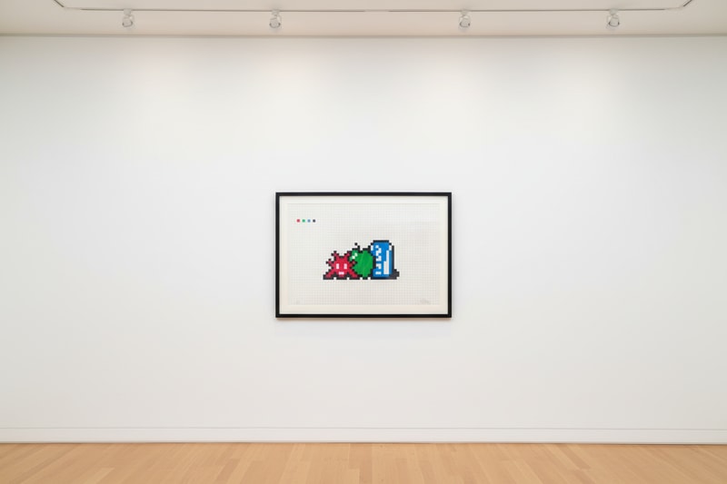 Invader Still Life with Pocari Can