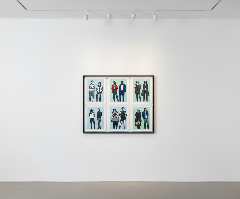 Julian Opie Standing Couples